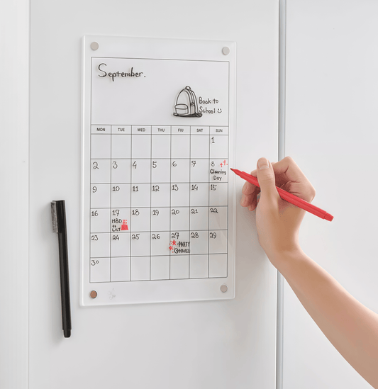Magnetic acrylic memo board